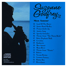 Suzanne Godfrey Mon Amour CD back cover